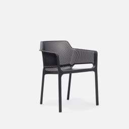Fauteuil De Jardin Net par Zelder en coloris antracite et coussin sans
