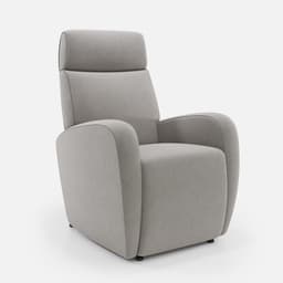 Fauteuil Releveur Bobby par Zelder en tissu et turquoise