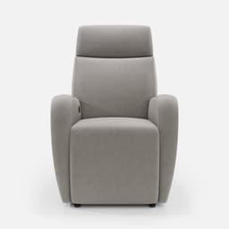 Fauteuil Relax Bobby par Zelder en tissu et taupe