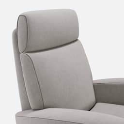 Fauteuil Relax Bobby par Zelder en tissu et butternut