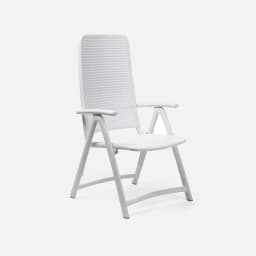 Fauteuil De Jardin Darsena par Zelder en bianco et grigio