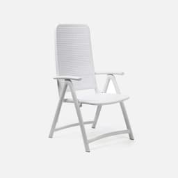 Fauteuil De Jardin Darsena par Zelder en bianco et grigio