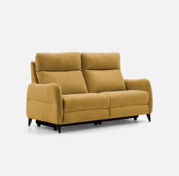 Canape Fixe 2 Places Joana par Zelder en 136cm - 2 places et turquoise