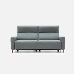 Canape Relax 2 Places Calas par Zelder en 174cm - 2 places et hêtre naturel coloris taupe