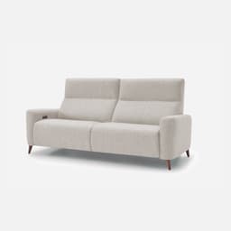 Canape Relax 2 Places Calas par Zelder en 174cm - 2 places et hêtre naturel coloris crème