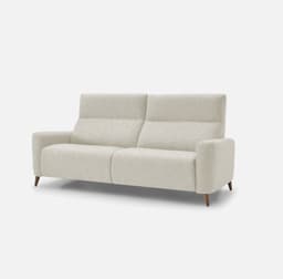 Canape Fixe2 Places Calas par Zelder en 174cm - 2 places et hêtre naturel coloris turquoise