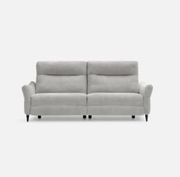 Canape Tania 2 Places Fixe par Zelder en 190cm - 2 places et taupe