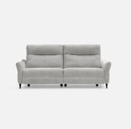 Canape Tania 2 Places Fixe par Zelder en 190cm - 2 places et taupe