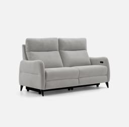 Canape Relax 2 Places Joana par Zelder en 162cm - 2 places et crème