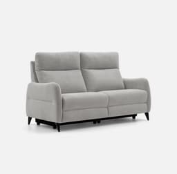 Canape Fixe 2 Places Joana par Zelder en 162cm - 2 places et taupe