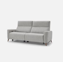 Canape Relax 2 Places Calas par Zelder en 174cm - 2 places et noyer coloris taupe