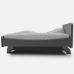 Lit Medicalise Double Gabrielle par Zelder en 140cm x 200cm et cognac