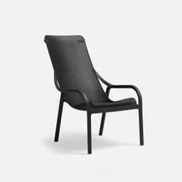 Fauteuil De Jardin Net Lounge par Zelder en coloris antracite et têtière sans