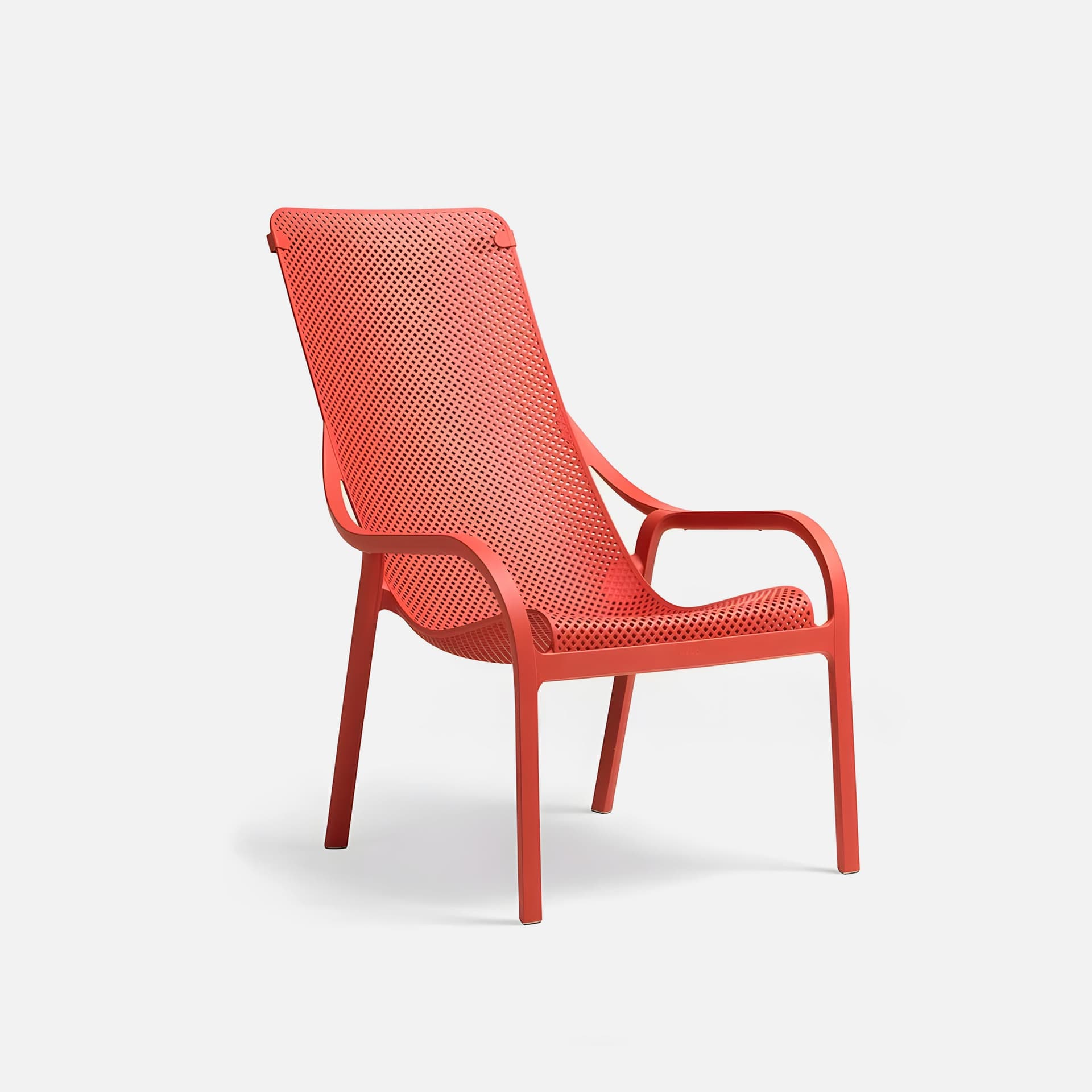 Fauteuil De Jardin Net Lounge par Zelder en antracite et senape