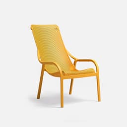 Fauteuil De Jardin Net Lounge par Zelder en salice et senape