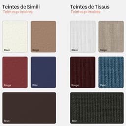 Lit Leonard Simple Motorise par Zelder en 90cm et 210cm coloris beige