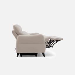 Canape Relax 2 Places Joana par Zelder en 136cm - 2 places et chocolat