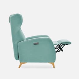 Fauteuil Louise Relax par Zelder en manuel et hêtre naturel coloris butternut
