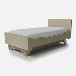 Lit Simple San Francisco par Zelder en noyer