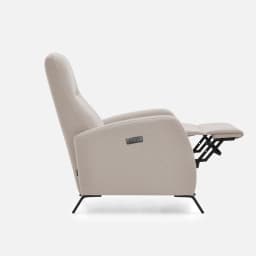 Fauteuil Relax Sol par Zelder en tissu et taupe