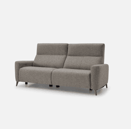 Canape Relax 2 Places Calas par Zelder en 174cm - 2 places et noyer coloris chocolat