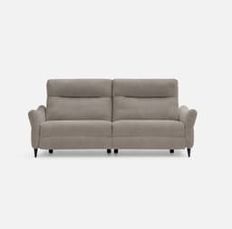 Canape Tania 2 Places Fixe par Zelder en 190cm - 2 places et chocolat