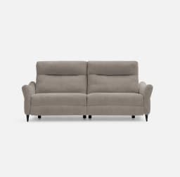 Canape Tania 2 Places Fixe par Zelder en 190cm - 2 places et chocolat