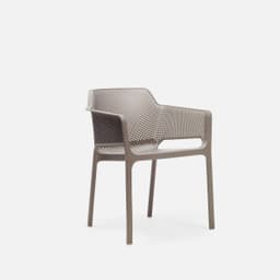 Fauteuil De Jardin Net par Zelder en antracite et rosa