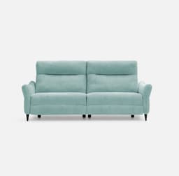 Canape Tania 2 Places Fixe par Zelder en 190cm - 2 places et butternut