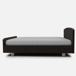 Lit Double Donna Habillage Moderne par Zelder en 140 cm et romana