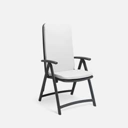 Fauteuil De Jardin Darsena par Zelder en antracite et sans