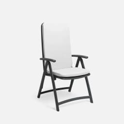 Fauteuil De Jardin Darsena par Zelder en antracite et sans