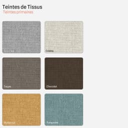 Fauteuil Fixe Ninon par Zelder en tissu et taupe