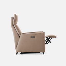 Fauteuil Releveur Thea 1M par Zelder en 1 moteur et hêtre naturel coloris chocolat